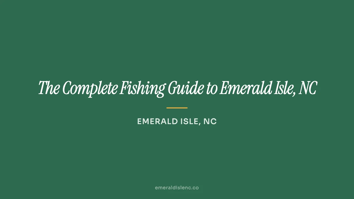 Angler surf fishing at sunrise on the beach in Emerald Isle, NC